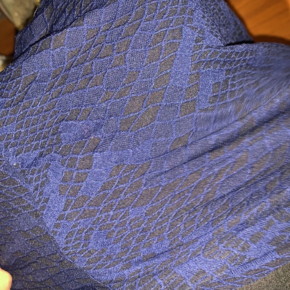 Wolford blue and black dress body con - Picture 3 of 3